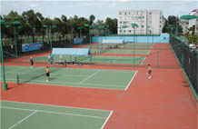 亞強體育施工案例:丙烯酸網籃球場